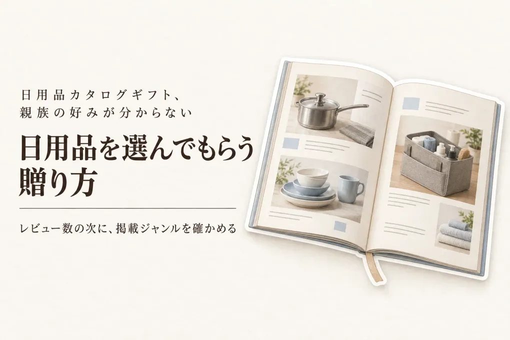 日用品カタログギフト4選｜楽天でレビュー数が多い順に、好みが分からない親族向けを比較