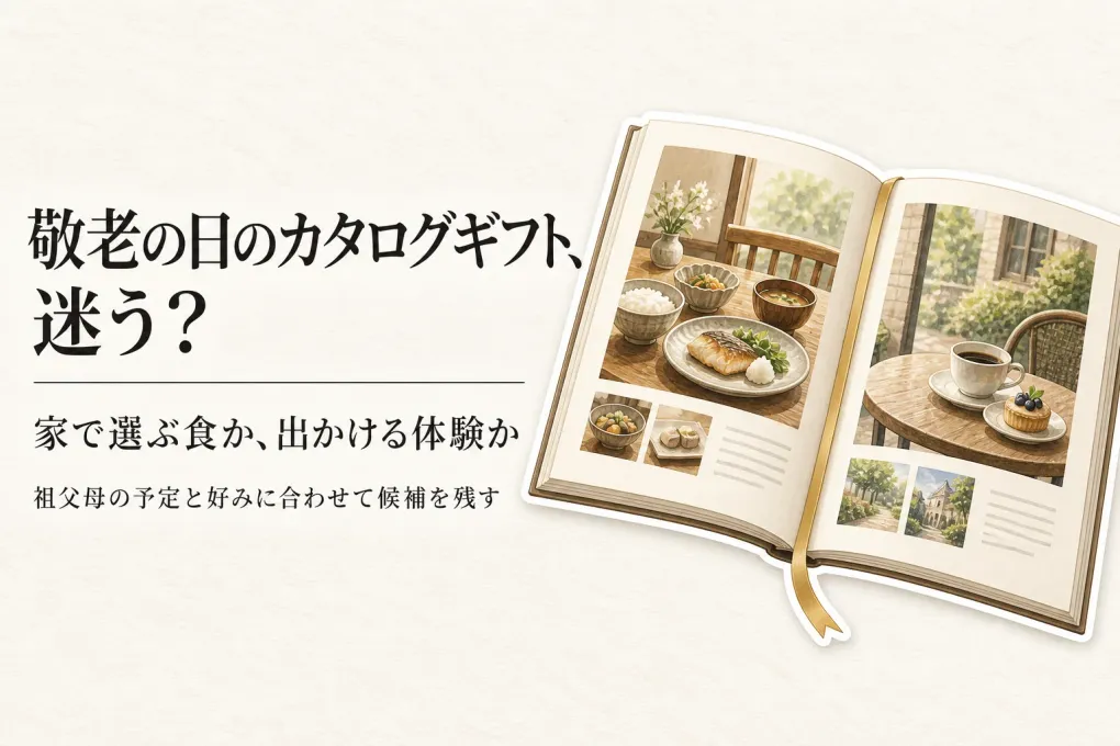 敬老の日のグルメカタログギフトと体験ギフト6選｜レビュー数の多い商品を外出しやすさ・好みで比較